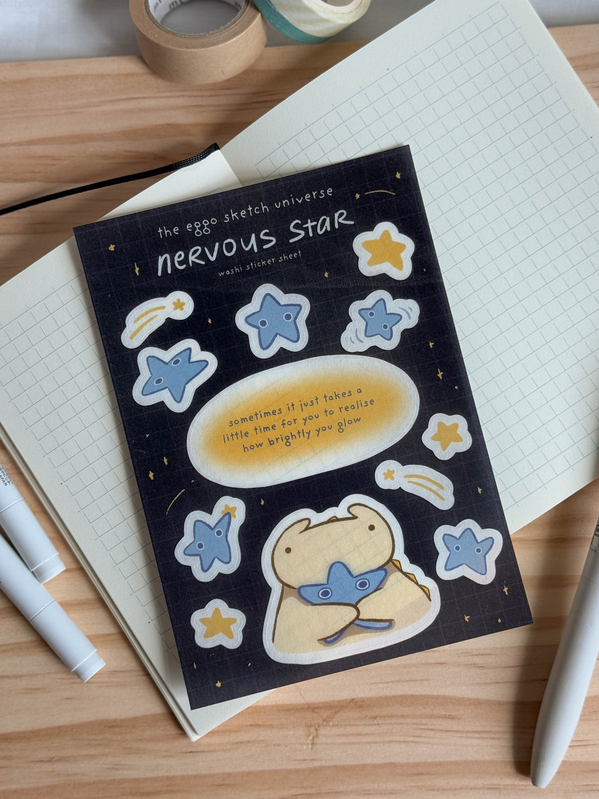 Nervous Star Washi Sheet