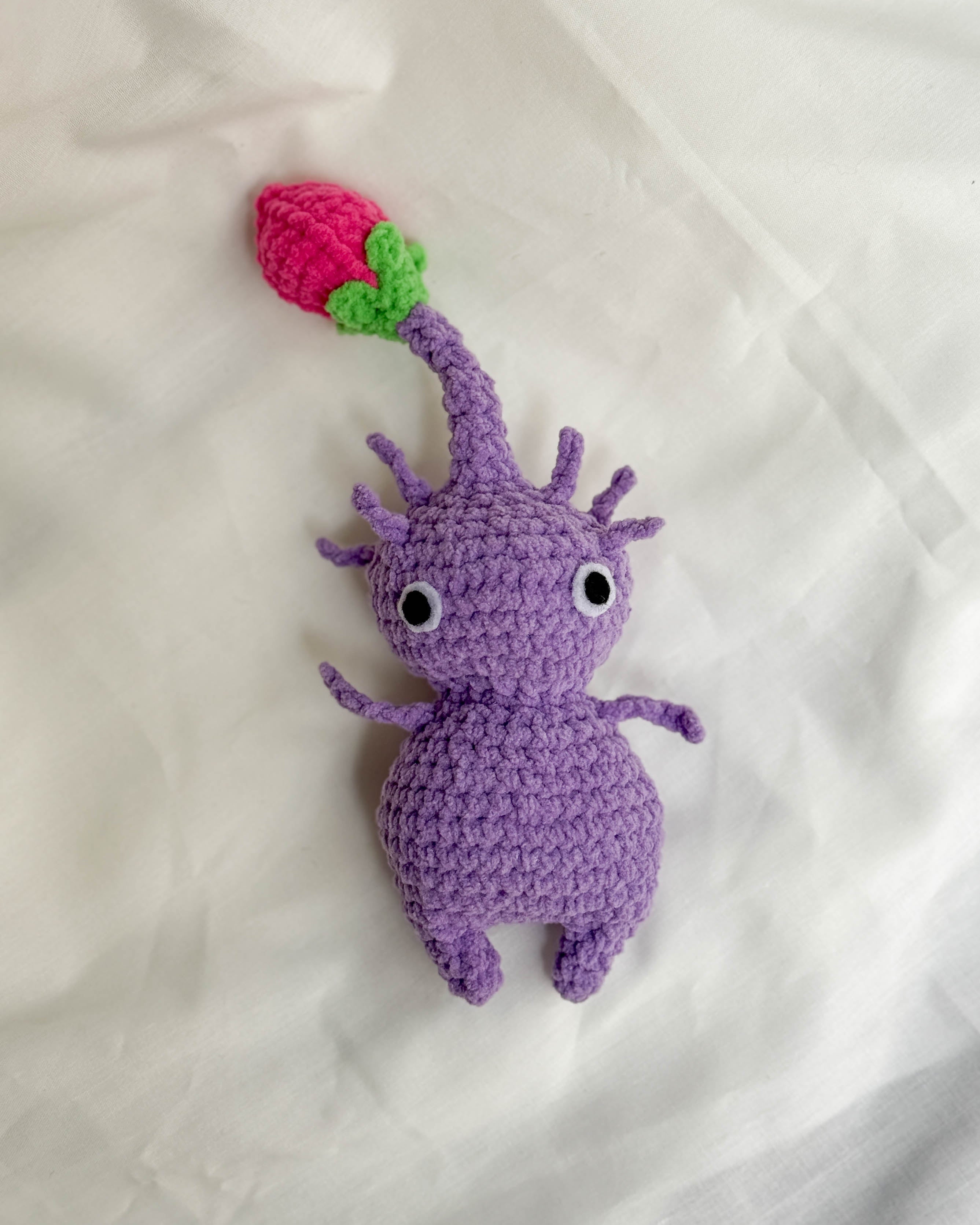 Purple Pikmin Crochet Plush