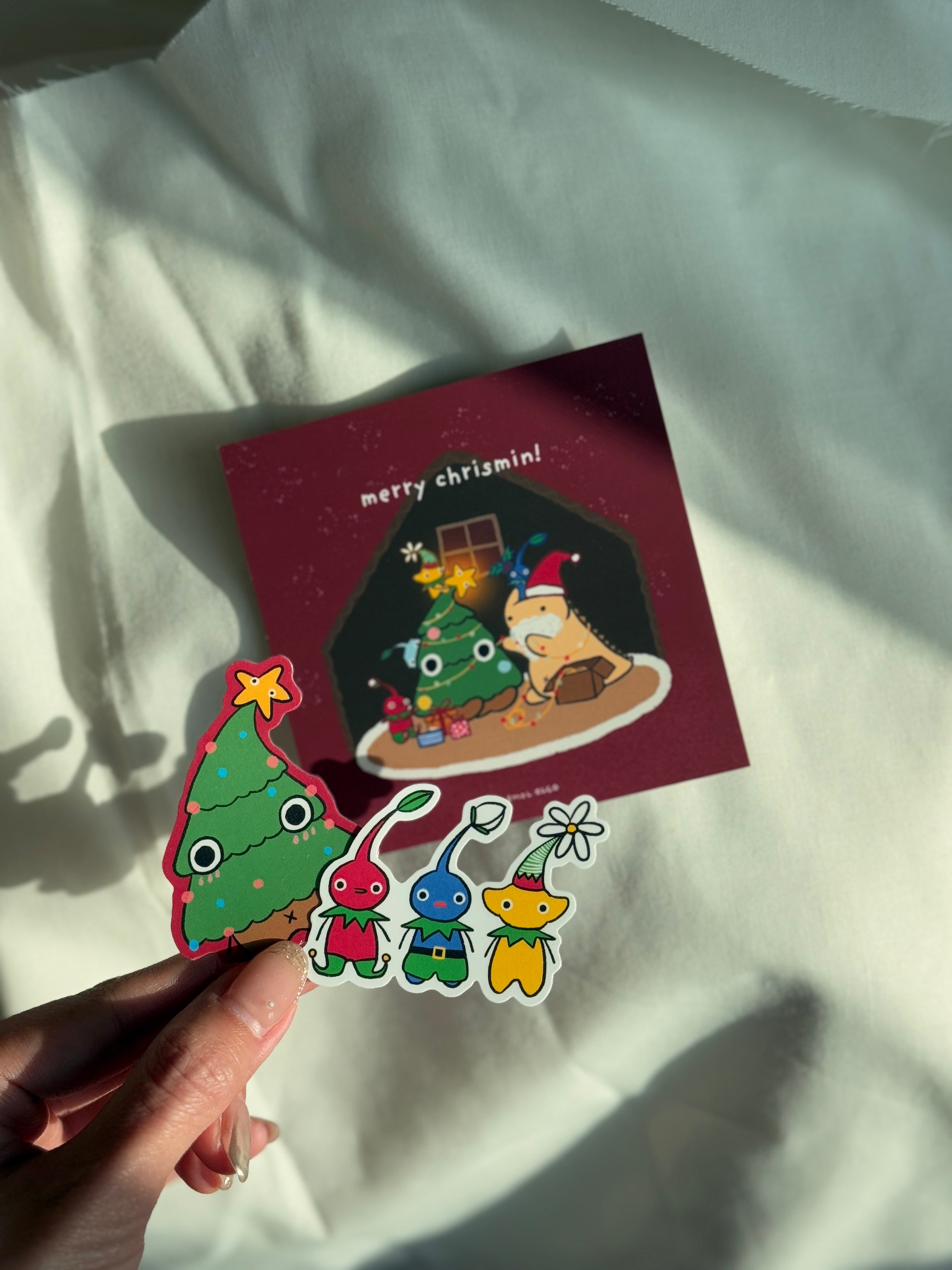 Chrismin Tree Vinyl Sticker
