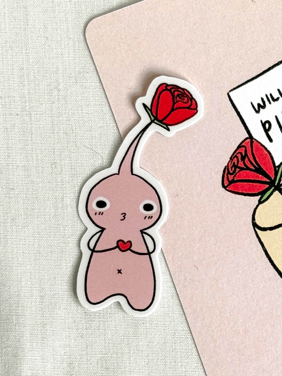 Will You Be Pik-Mine? Valentine's Print