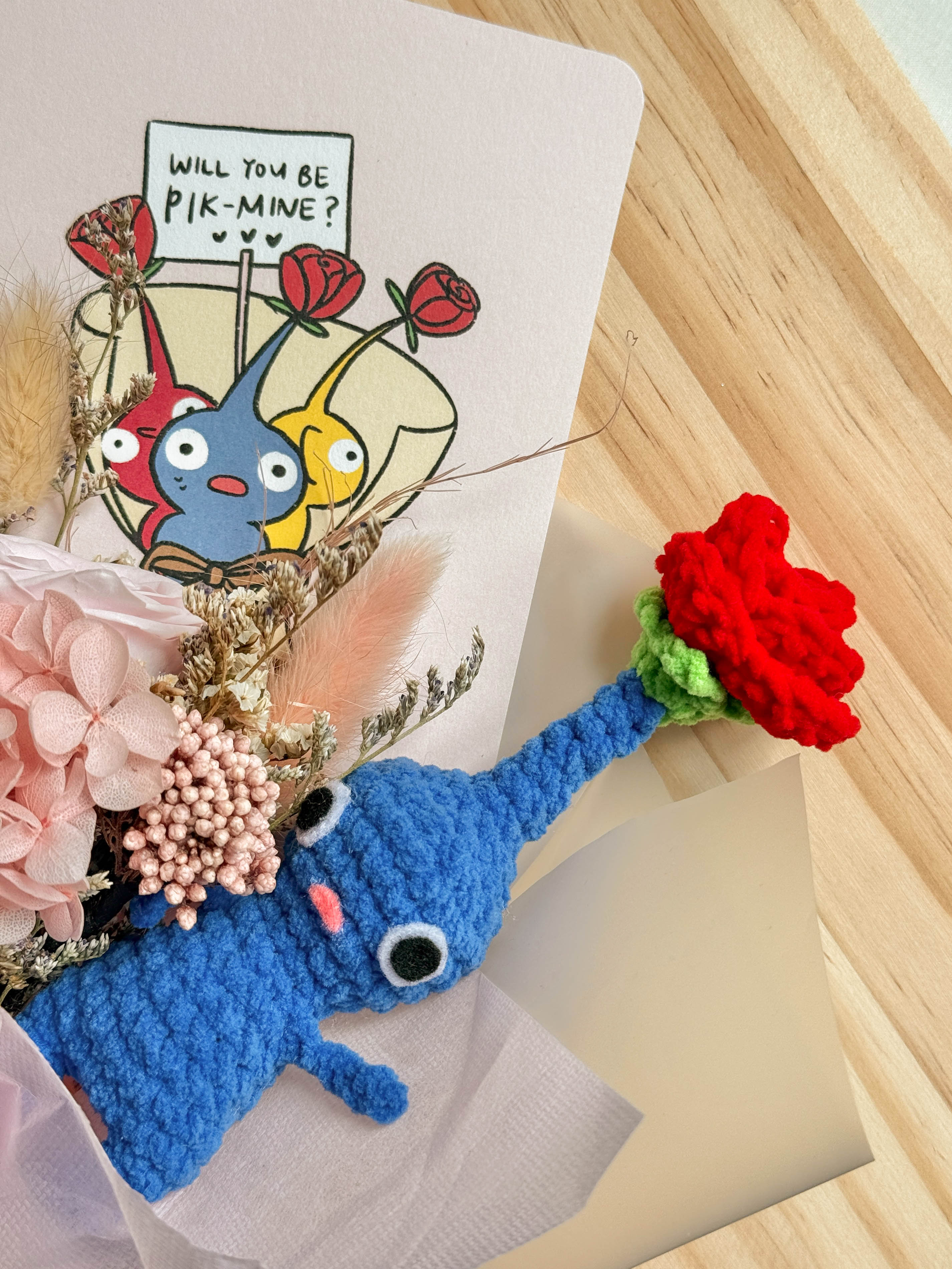 Rose Pikmin Crochet Plush
