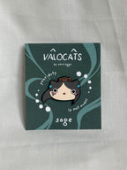 VALOCAT Sage Enamel Pin
