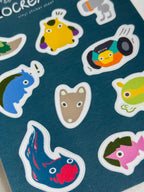 VALOCREATURES Waterproof Vinyl Sticker Sheet