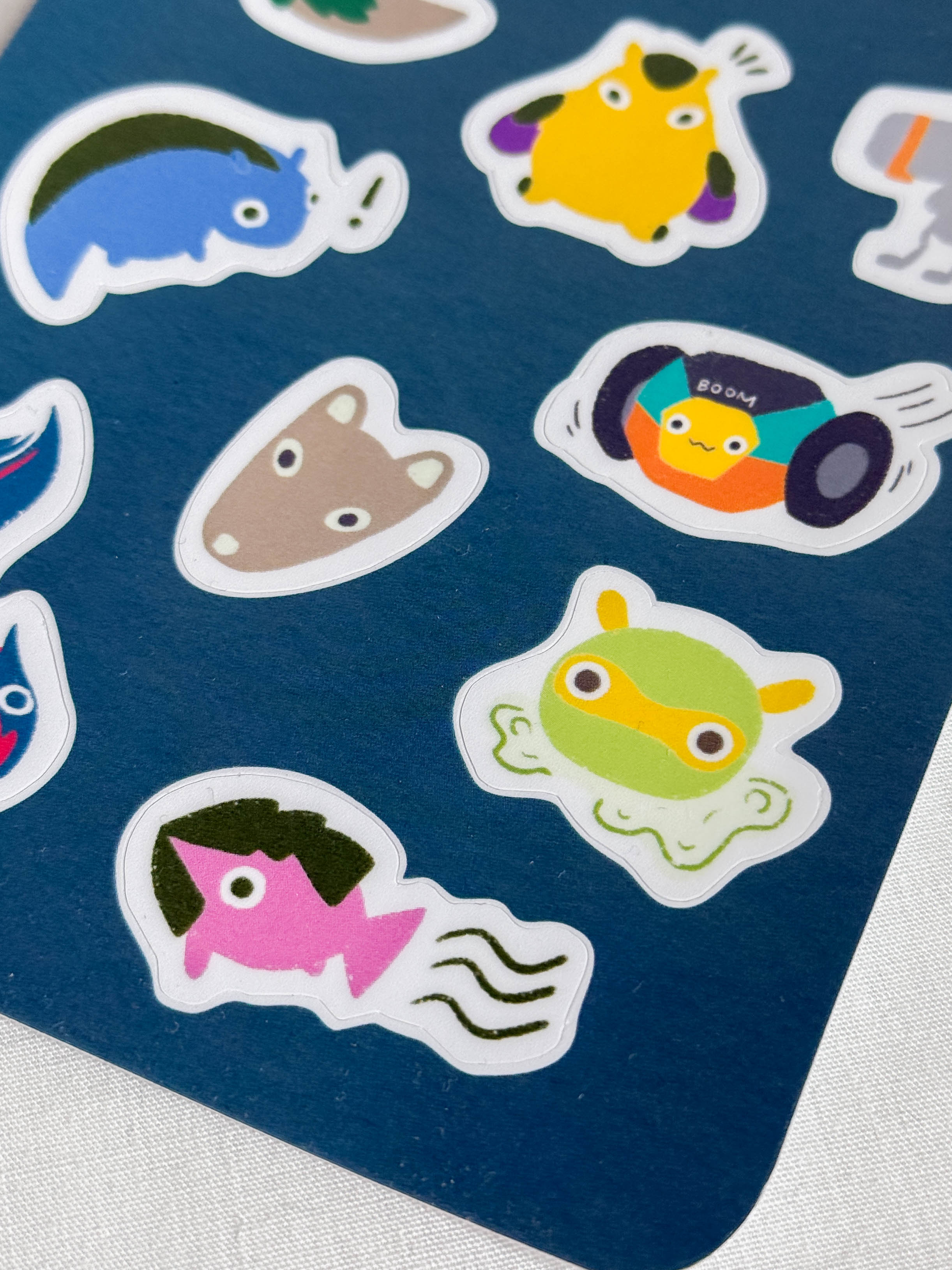 VALOCREATURES Waterproof Vinyl Sticker Sheet